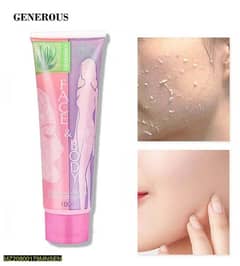 skin brightening and cleansing scrub gel