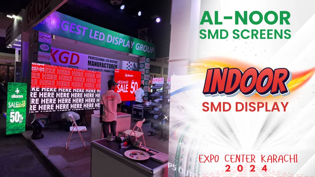 Indoor SMD LED Video Wall | Pole Streamer |SMD Screen Price in Karachi 8