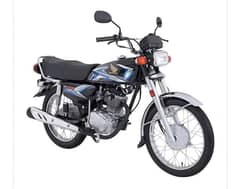 Honda CG 125 2025 Model In Black NEW STICKER