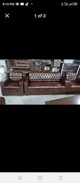 sofa set office, Table, Revolving chair available 9