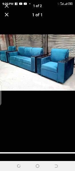 sofa set office, Table, Revolving chair available 13