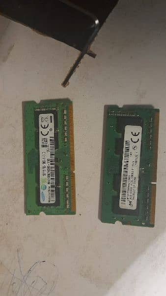 2 x 2gb ddr3 branded laptop rams 1