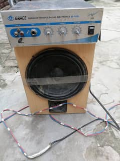 amplifier with 8 inch speaker