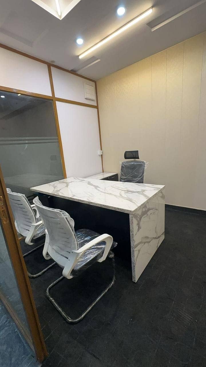 3000 Square Feet Furnished Office For Rent At Main 150 Feet Road Near Canal Road And Emporium Mall 1