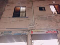 2 Marla with Gas 2 electric meter Dubble storey shops +flat available for sale in Eden Chowk township college Road Lahore