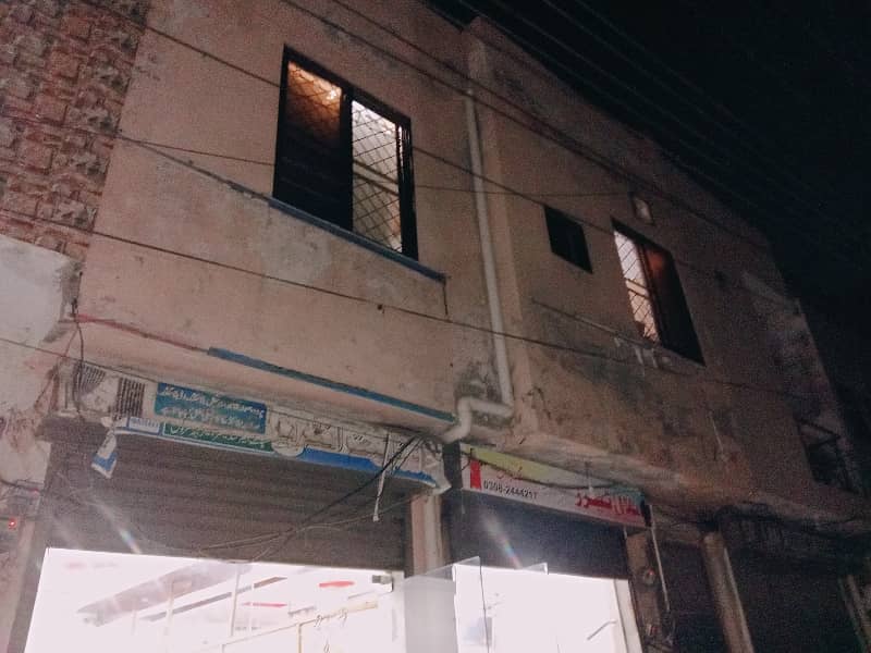 2 Marla with Gas 2 electric meter Dubble storey shops +flat available for sale in Eden Chowk township college Road Lahore 2