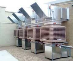 evaportive duct cooler