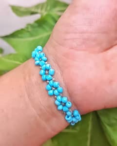 Handmade crystal beaded bracelets