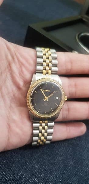 Seiko quartz gents wrist watch working perfect with date option 2