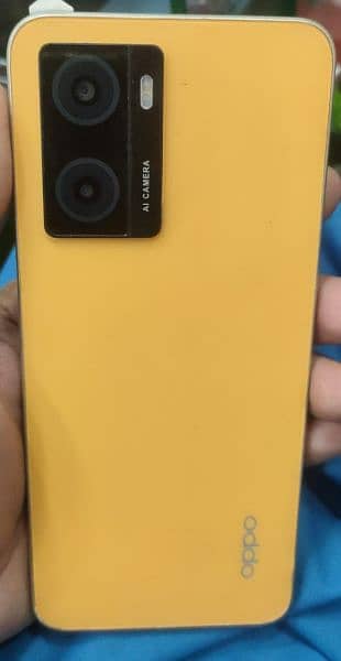 oppo A57 8gb ram 256 gb rom storage yellow orange colour 1