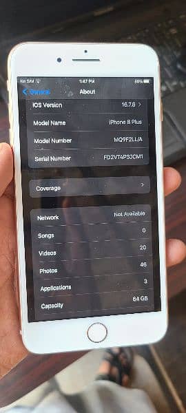 Iphone 8 plus 64gb non-pta 10/10 3