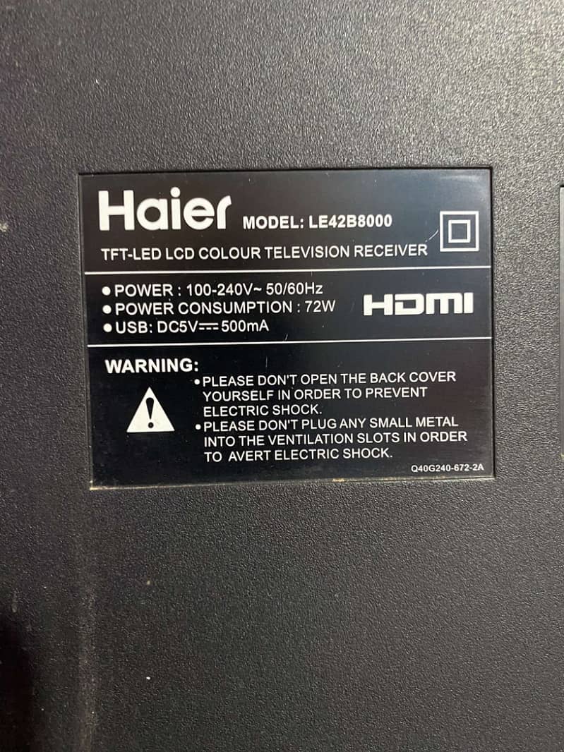 42 inches Original Haier led  panel broken 4