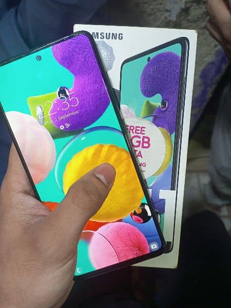 Samsung A51 New condition 8GB 128GB Complete saman Pta aproved Offcial 0