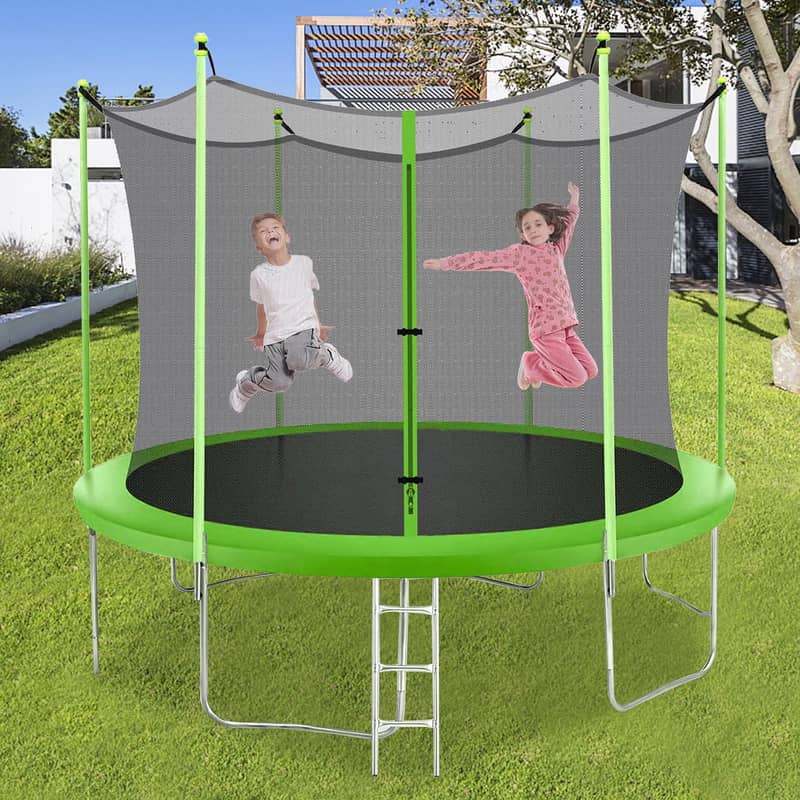 rampoline | Jumping Pad | Round Trampoline | Kids Toy|With safety net 3