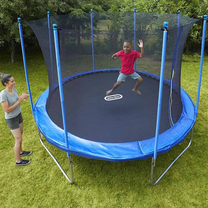 rampoline | Jumping Pad | Round Trampoline | Kids Toy|With safety net 12