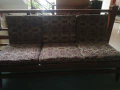 5 seater wooden sofa set