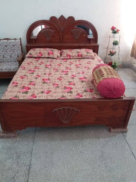 Wooden Bed 1