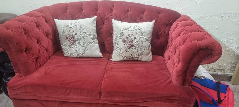 7 seater wooden sofa 2