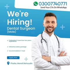 BDS Doctor Required For Clinic