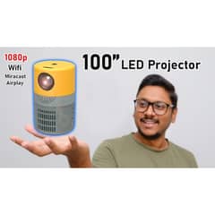 Pocket-Sized Cinema: Mini WiFi Y400 Projector for Instant Big-Screen