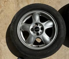 Mini Cooper Original 15” Rims with good condition Pirelli Tyres