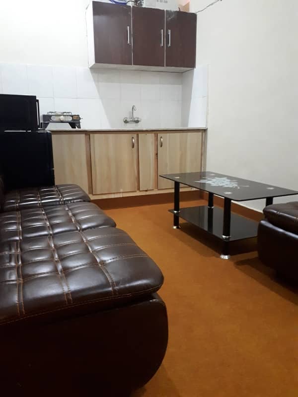 1 bed with Living Appartment Fully Furnished 4