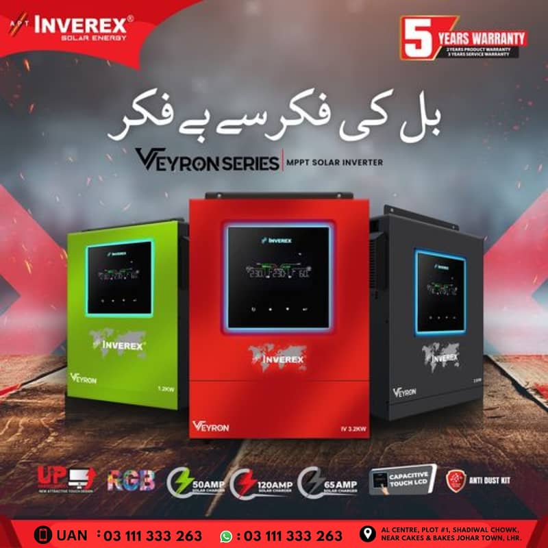 Inverex Ongrid Inverters | 6kw | 10kw | 15kw | 20-136kw -Inverex On 0