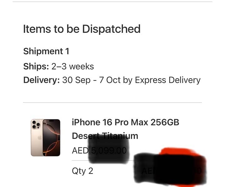 Iphone 16 pro max 256 desert titanium 0