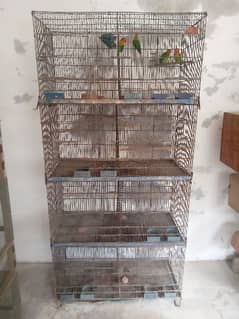 iron folding cage wooden cage urgent sale number 0324 82 54713