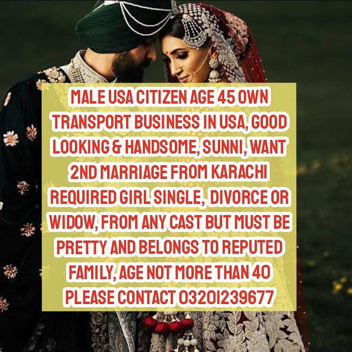 MARRIAGE BUREAU (RISHTA SERVICE CONSULTANT & MATCH MAKER FOR ABROAD,U 0