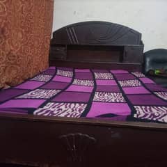 Bed with back heavy storage box with mattress in reasonable price