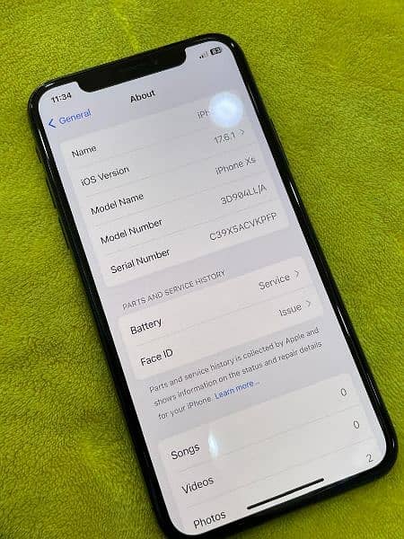 iphone xs 64 gb non pta lakin sim chl rhi h 1