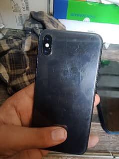 iPhone x 64 GB face I'd and air speaker fall PTA approved hallth100