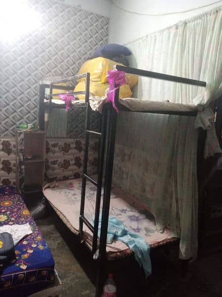 double bed for hostel new condition 1