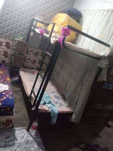 double bed for hostel new condition 2