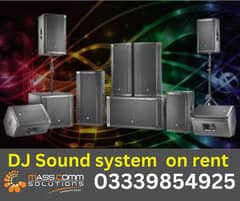 Sound System Rental in Islamabad