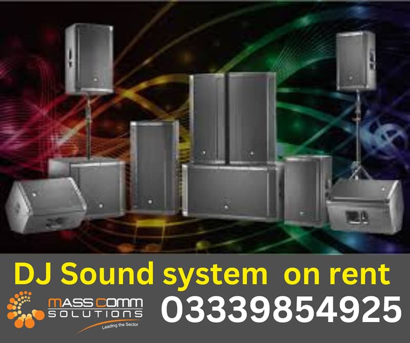 Sound System Rental in Islamabad 0