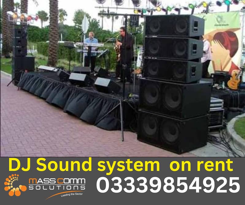 Sound System Rental in Islamabad 2