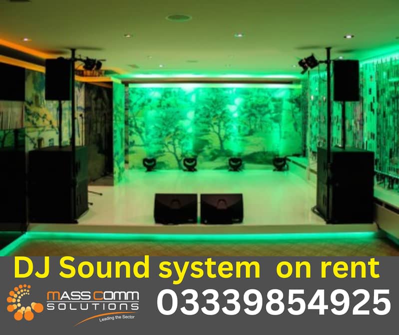 Sound System Rental in Islamabad 3