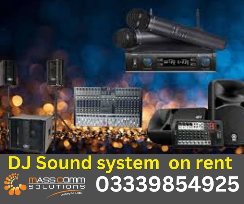 Sound System Rental in Islamabad 4