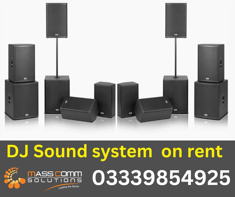 Sound System Rental in Islamabad 5