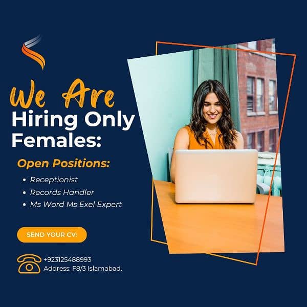 We are hiring female and male 0