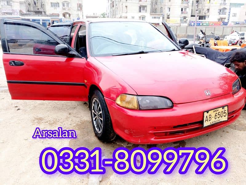 RED HOT Honda Civic EXi 1995 Awesome Condition 0