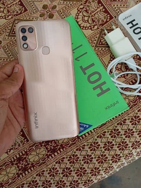 Infinix hot 11play 10/10 condition 4 64 gb urgently sale 6