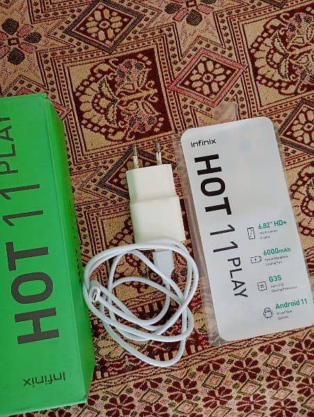 Infinix hot 11play 10/10 condition 4 64 gb urgently sale 7