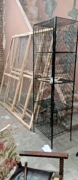 Kikar wood folding cage 2