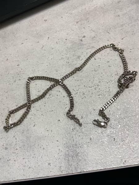 Silver chain for sale 100% original 0