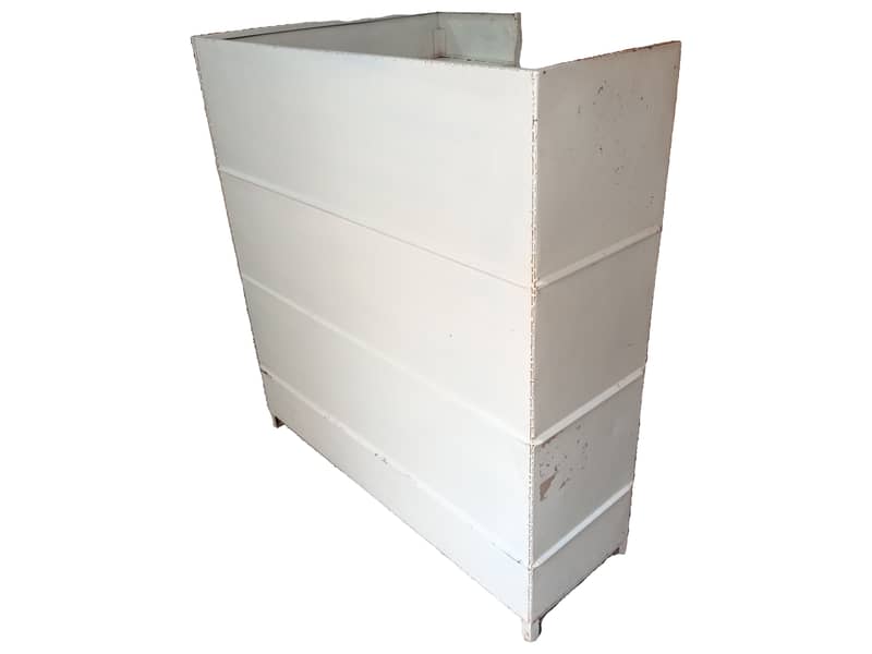 Metal Book Rack (White) 2