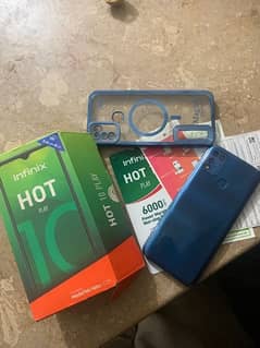 infinx hot 10 play 4/64GB with box