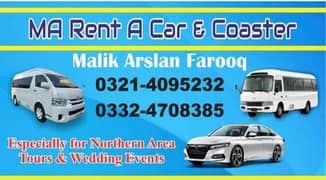 MA Rent a Cars-Coaster-Hi. Roof-Prado-Fortuner-Corolla-Apv-Audi- V8 0